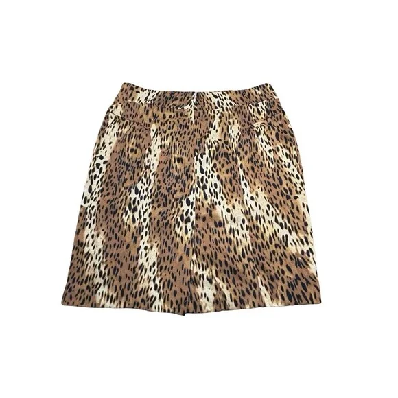 🔥 NY&CO LEOPARD SKIRT W14 EUC FLAWLESS! 🔥 - Picture 5 of 9